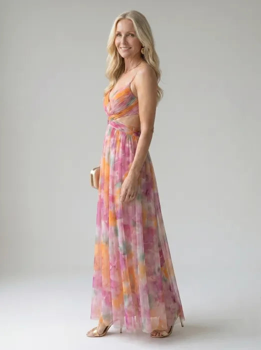 Isel™ Soft Wrap Maxi Dress