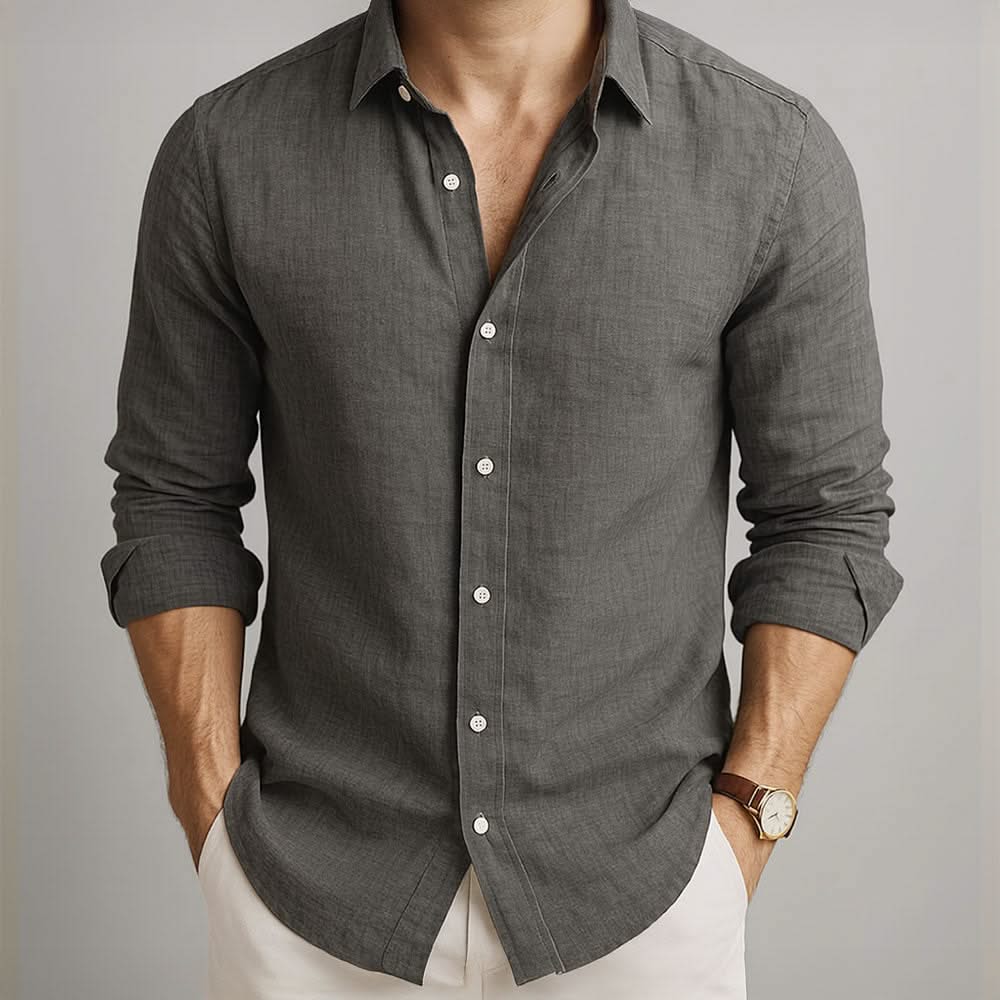 LEO SOFT-TOUCH LINEN SHIRT