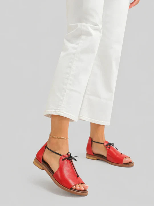 LILLIANA – STRAP-STYLE LEATHER SANDALS