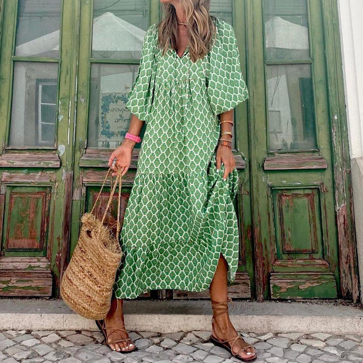 Demi - Bohemian Beauty Green Maxi Dress