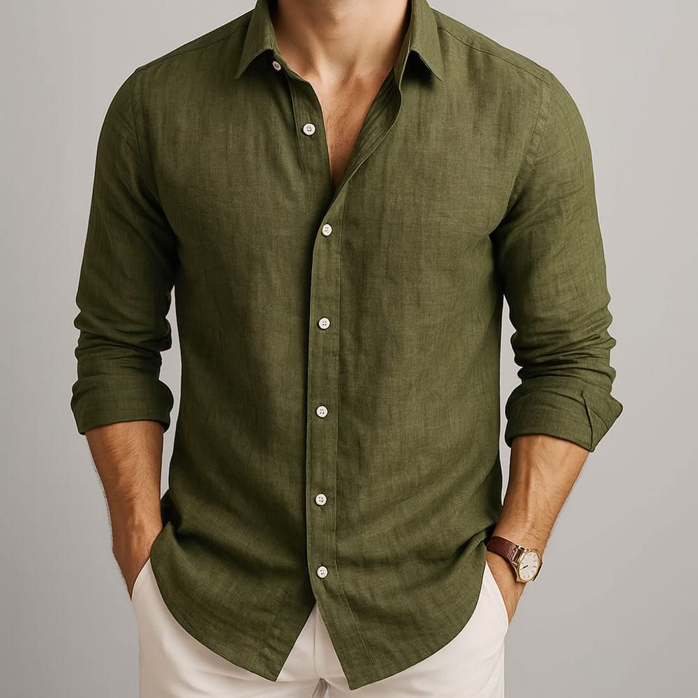 LEO SOFT-TOUCH LINEN SHIRT