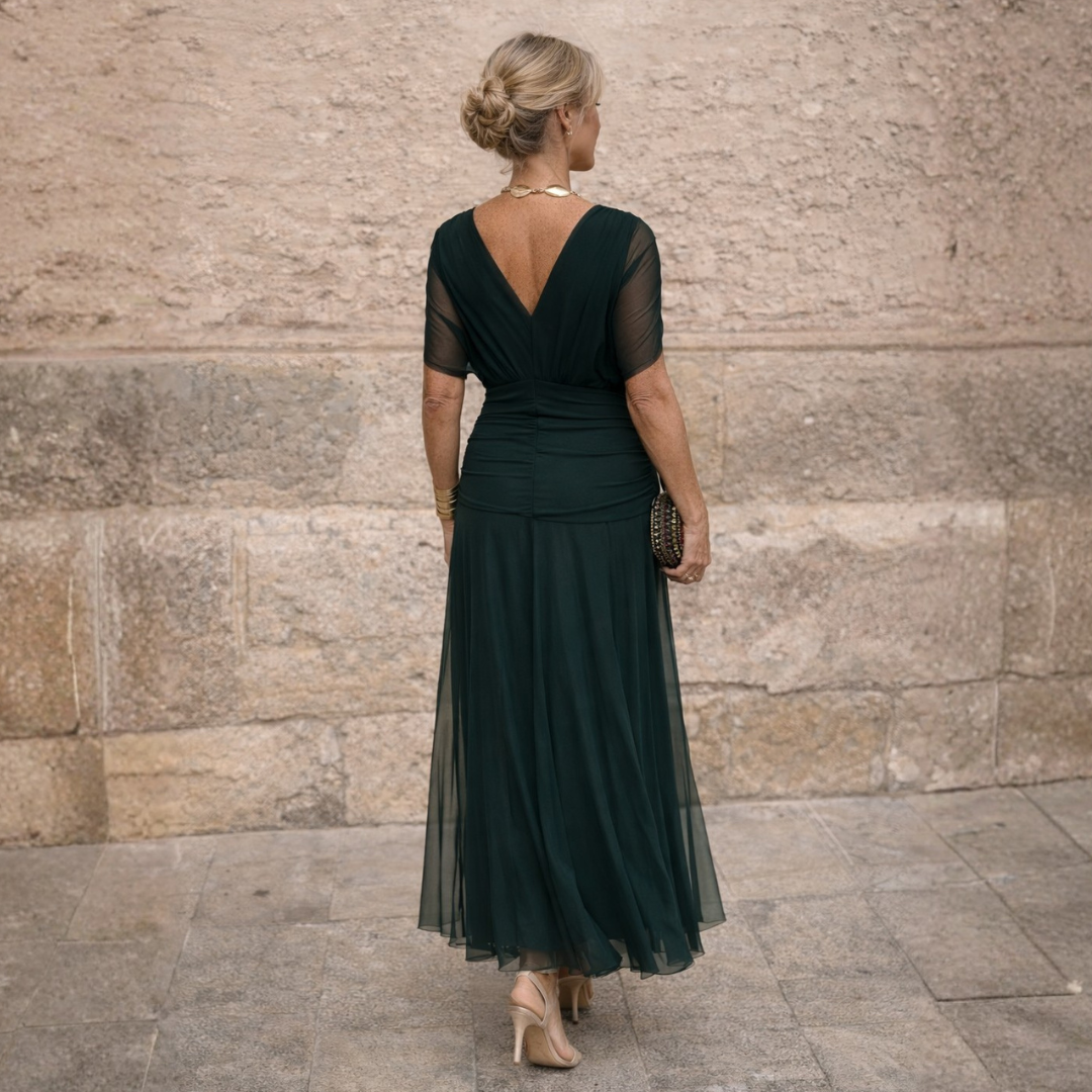 Lydia™ | Elegant Off-Shoulder Maxi Dress