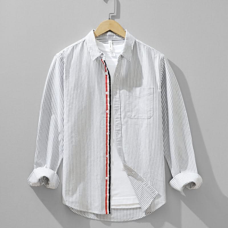 TOULOUSE STRIPED LINEN SHIRT